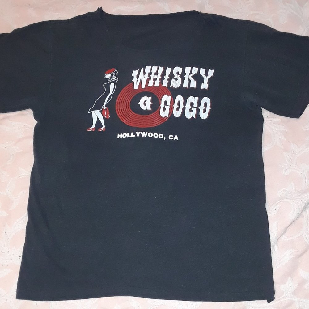 Vintage 1990 M Single Stitch Whisky a GoGo T Shirt